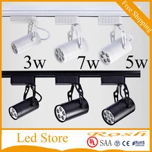 Светодиодный светильник с регулируемой яркостью 3 Вт, 5 Вт, 7 Вт, 9 Вт, 12 Вт, 18 Вт, Светодиодный точечный светильник, регулируемый рельсовый светильник, коммерческий светильник, ing CE