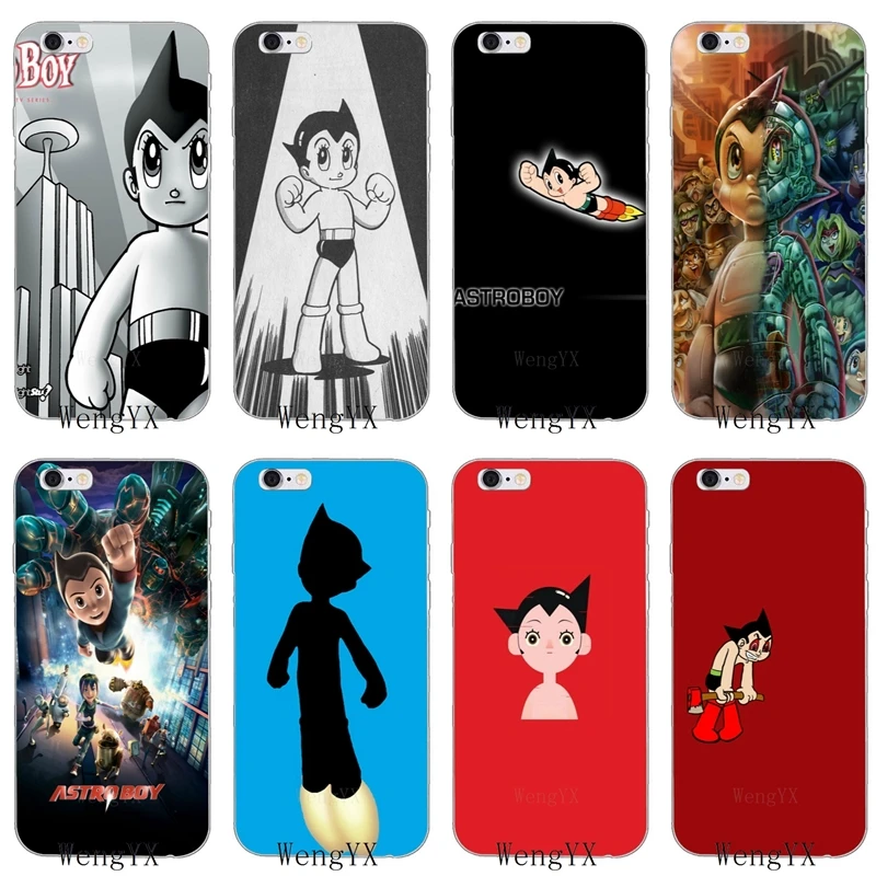 Японский Тонкий силиконовый мягкий чехол для телефона с героями аниме Astro Boy Samsung