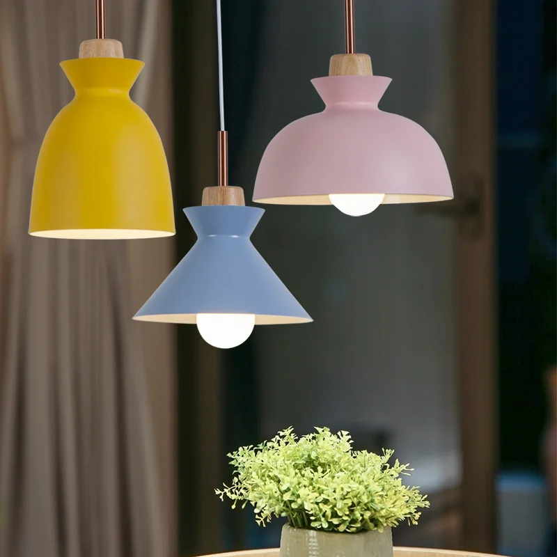 

Modern Nordic minimalist creative hanging lights bar lighting living room lamps dining room Fixtures restaurant Pendant Lights