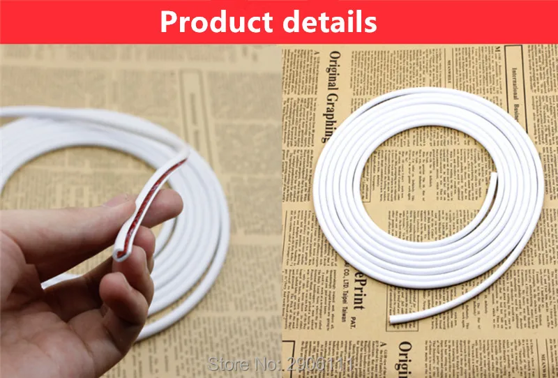 

5M Door edge collision protection tape stickers Car-styling for Ford mondeo kuga fiesta Focus2 3 ecosport fusion ranger mk4