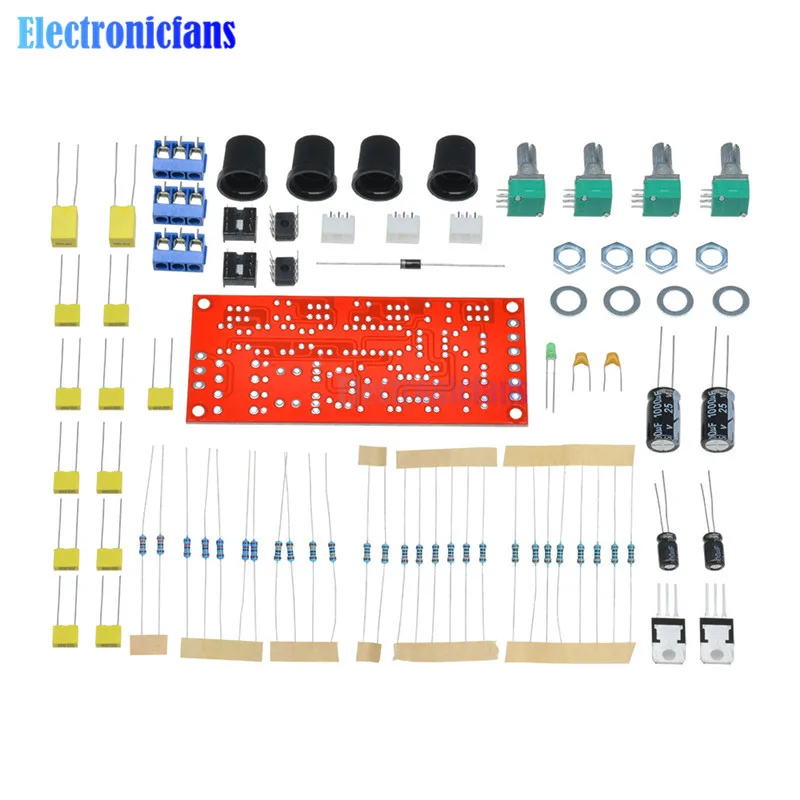 1 компл. NE5532 AC 12 В предусилитель тональная плата модуль DIY наборы ВЧ альт бас регулятор громкости низкий уровень шума