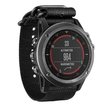 Для Garmin Fenix 3/HR нейлоновый ремешок для наручных часов черный