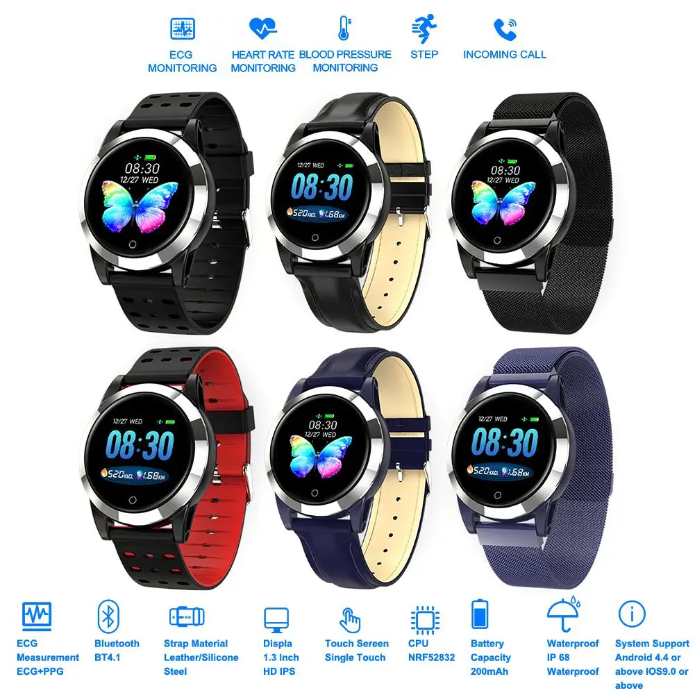 R19 ECG+PPG Smart Watch Heart Rate Blood Pressure Blood Oxygen Monitoring IP67 Waterproof Sports Watch For Android IOS R19 ECG+PPG Smart Watch Heart Rate Blood Pressure Blood Oxygen Monitoring IP67 Waterproof Sports Watch For Android IOS
