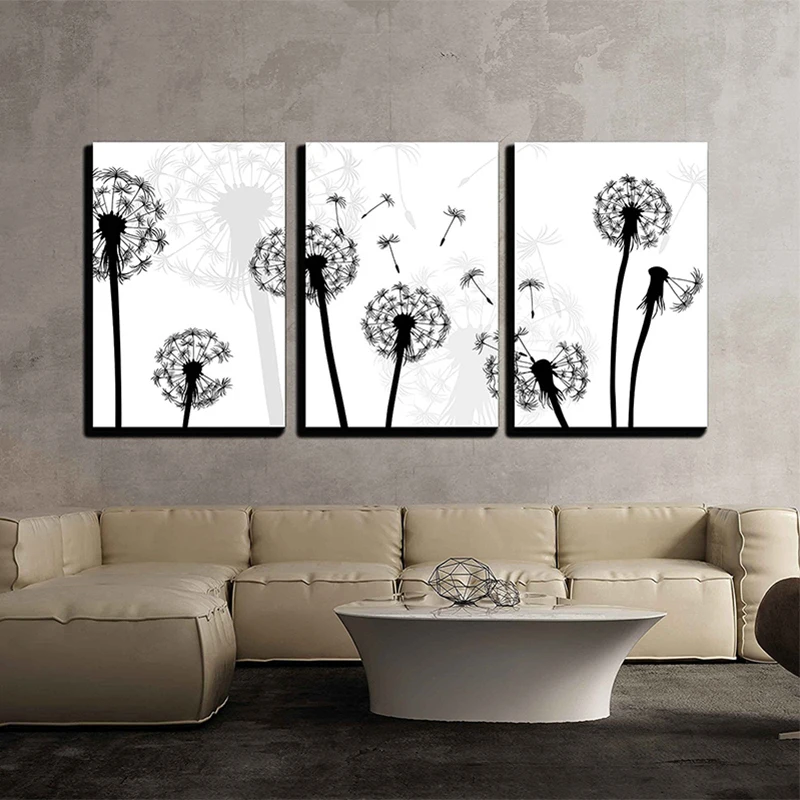 

Romantic Dandelion Flowers Diamond Painting 3pcs Full Round Diamond Embroidery Beaded Cross Stitch Needlework Wall Decor