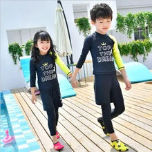 Y420 нейтральный для маленьких детей мальчиков и девочек гидрокостюмы для плавания пляжная одежда детей Для мальчиков и девочек Купальники Дайвинг костюмы пляж купальник с защитой от солнца