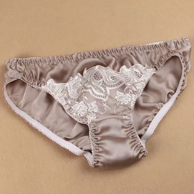 Женские трусы из натурального шелка 100% тутового с низкой талией M/L/XL Бесплатная