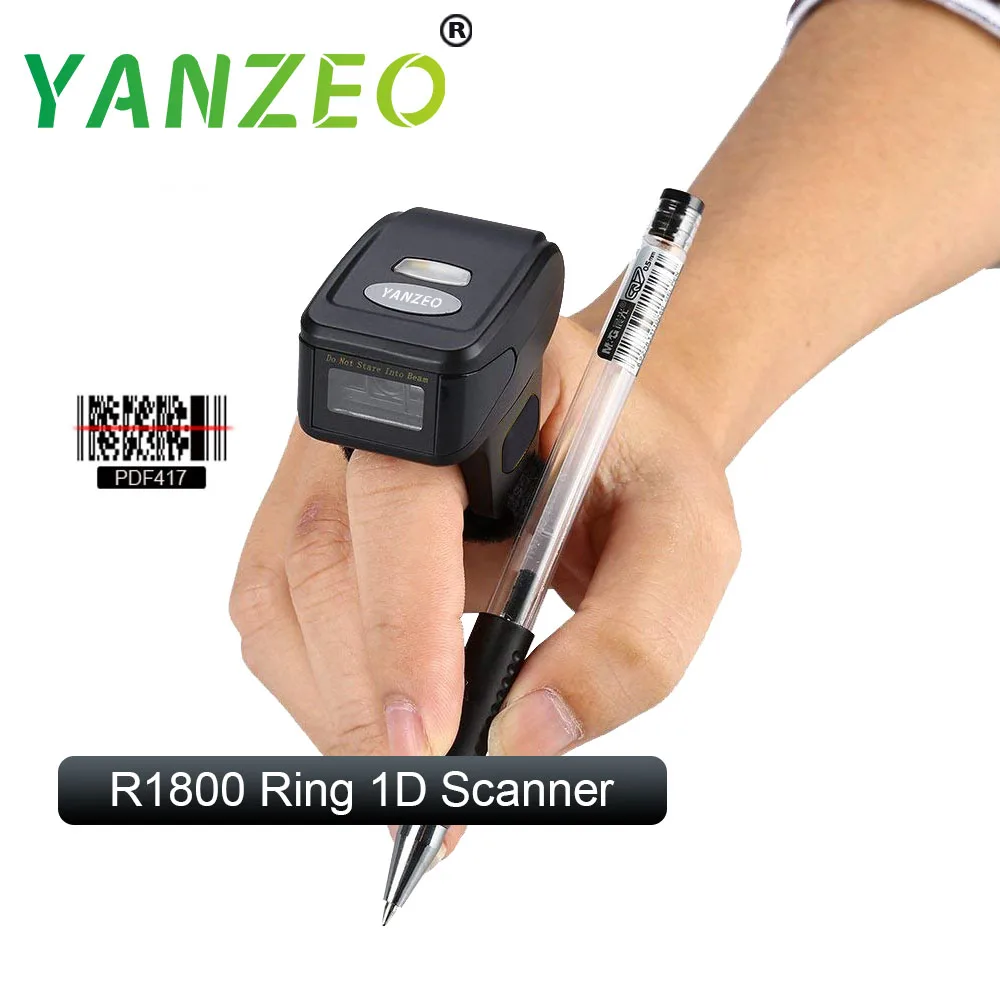 Yanzeo Портативный USB Ручной Проводной беспроводной сканер штрих-кода Bluetooth 1D/2D QR считыватель штрих-кода PDF417 IOS Android IPAD
