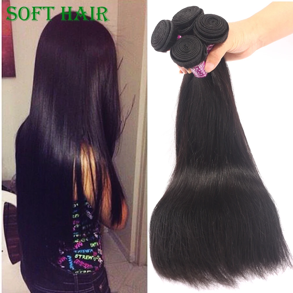 

Top Selling Hair Extensions Mix Length 7A Peruvian Virgin Hair Straight Extension Unprocessed Peruvian Straight Human Hair Weave