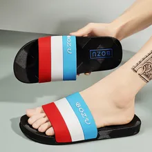 VSIOVRY/Новые летние мужские шлепанцы, большие размеры 40-50 пляжная обувь модные уличные Нескользящие Мужские Пляжные шлепанцы для отдыха