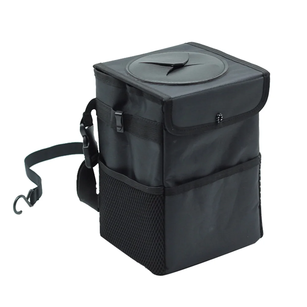 1PC Collapsible Waterproof Multipurpose Car Garbage Bag Vehicle Rubbish Container Trash Hanging Auto Organizer Can | Автомобили и
