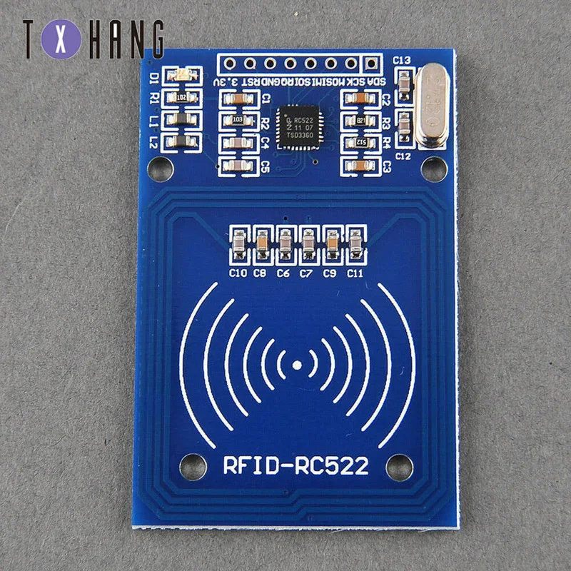Флуоресцентный Модуль RFID RC522 для отправки карты S50 Fudan брелок часов nmd raspberry