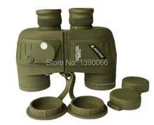 Tactical 7x50HD Waterproof Shock-proof hunting Binoculars Telescope With Range RETICLE and Built-in Compass for nature observing