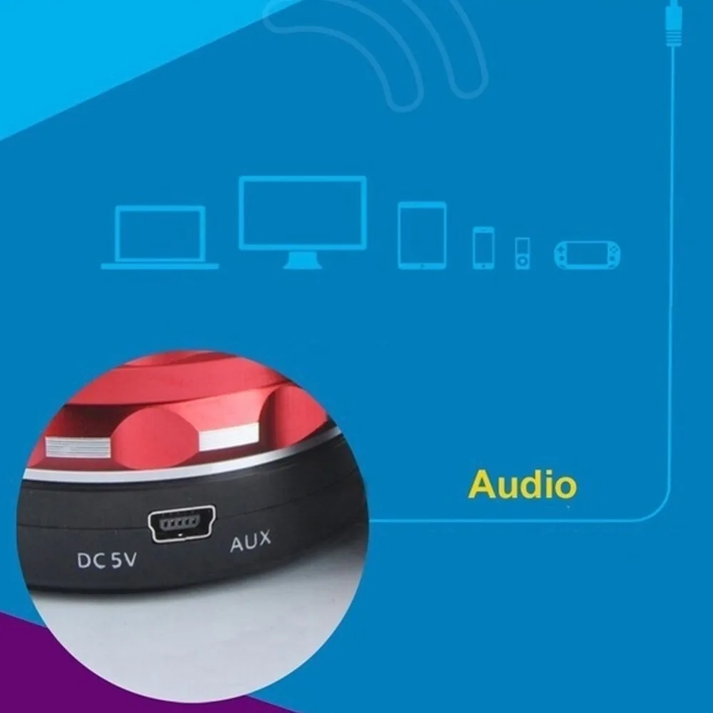 ECos металлические беспроводные bluetooth колонки с поддержкой fm радио sd карты