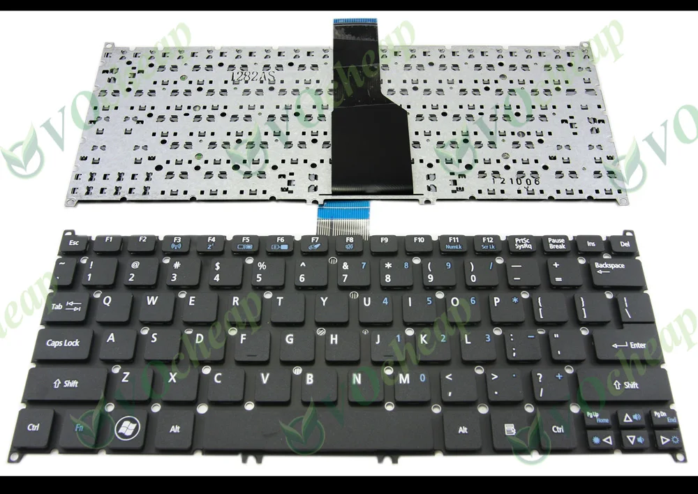 Новая клавиатура для ноутбука Acer хромбук C7 C710 us layout
