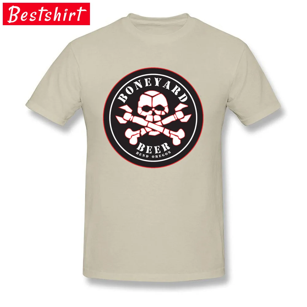 100% Cotton Men Short Sleeve Beer Skull T Shirt Custom Tops Shirt On Sale Hip hop Round Neck Tops & Tees Top Quality Beer Skull  beige