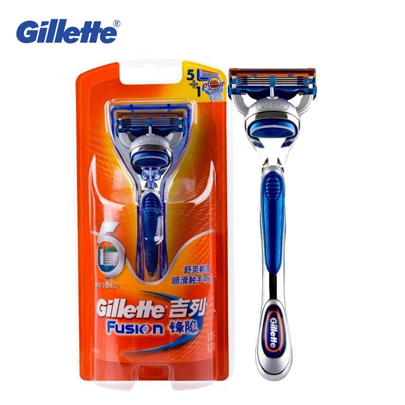 Shaving Razor Shaving Blades original Gillette Fusion beard shave shaver razor Safety 1 razor handle 1 razor blade