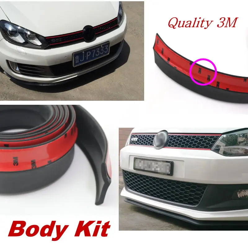 Car Bumper Lip Deflector Lips / For Volkswagen VW Voyage G2 G3 G4 G5