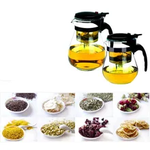 1 стекло для ПК кунгфу Чайный набор пресс авто-открытое искусство чайная чашка чайник с Infuser элегантный стиль чайные наборы infuser de cha EJO 1059