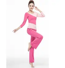 2016 O-neck Full Sleeve Women sport Yoga Sets quick dry plus size Breathable womens sportswear running set