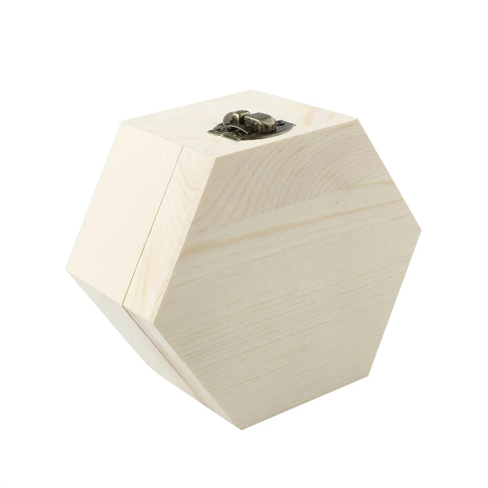 Портативная Шестигранная деревянная коробка для хранения ювелирных изделий, Свадебная подарочная коробка, косметический контейнер, сортировочный органайзер, стиль#80
