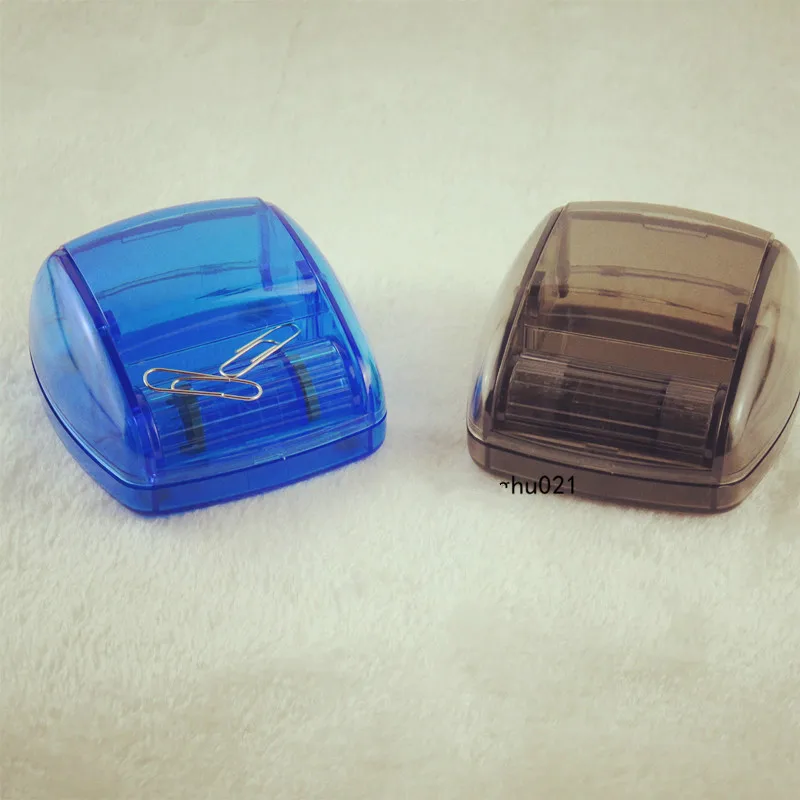 

Large Capacity Clip Pin Storage Box Roller clip holder Magnetic Head Desk Accessories Oficina Organizador Clips Holder
