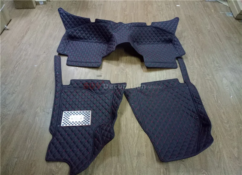 

For Nissan Qashqai Dualis 2007-2013 2009 2010 2011 2012 Accessories Leather Interior Floor Carpet Inner Car Foot Mat 1set