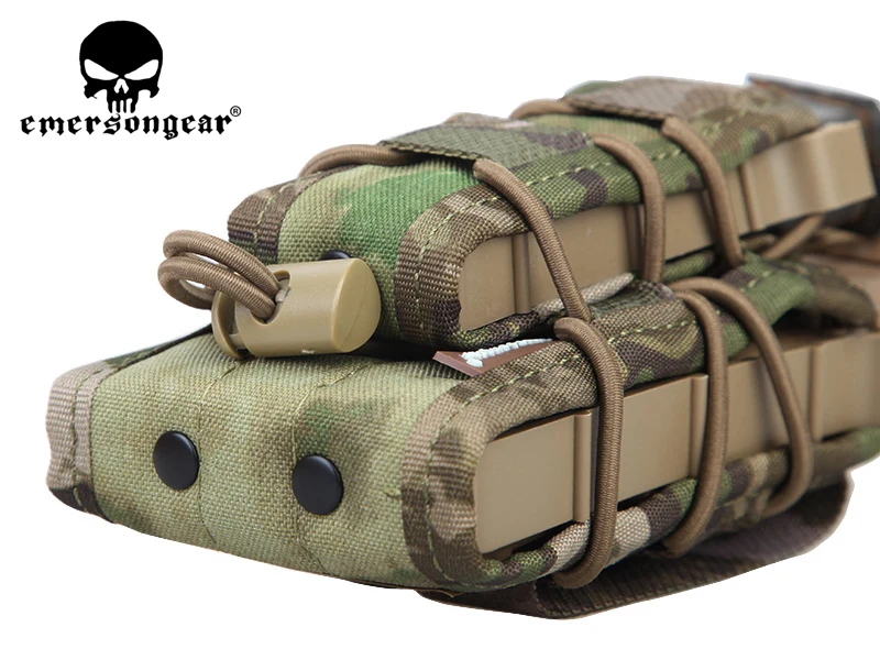 EMERSONGEAR двойной Decker Mag Чехол страйкбол Mag Чехлы Военная Emerson сумка Камуфляж MOLLE Mag держатель Койот коричневый черный