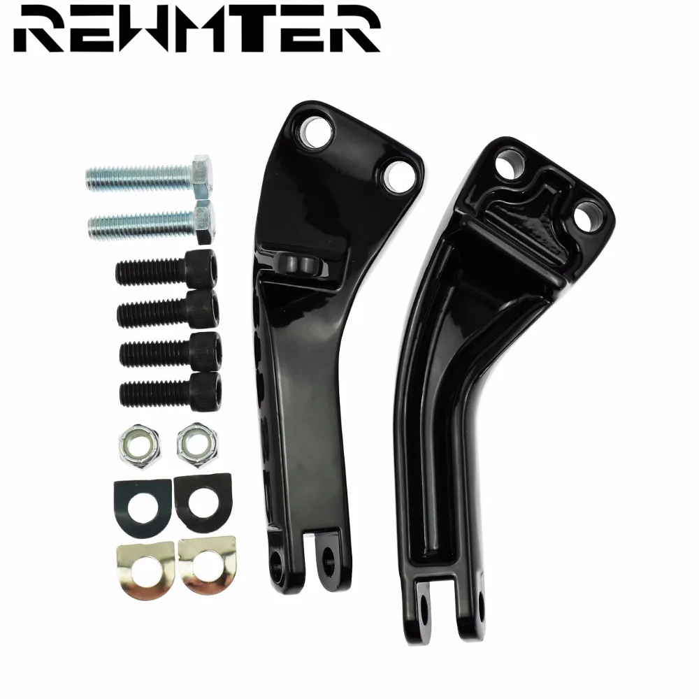 Motorcycle Passenger Foot Peg Mounting Brackets For Harley Dyna Fat Bob