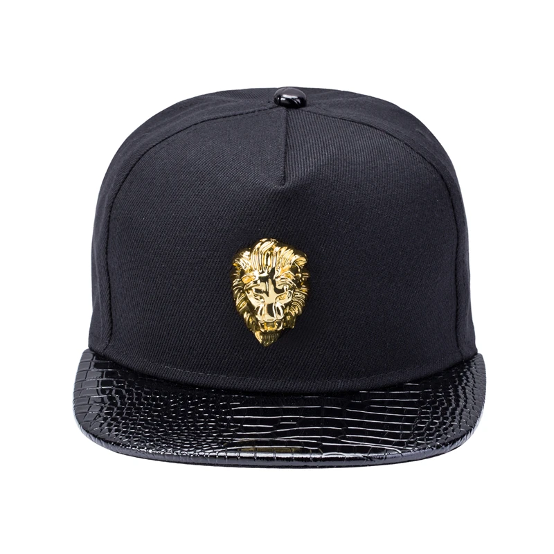 NYUK Free Shipping Metal Lion Head Hats 