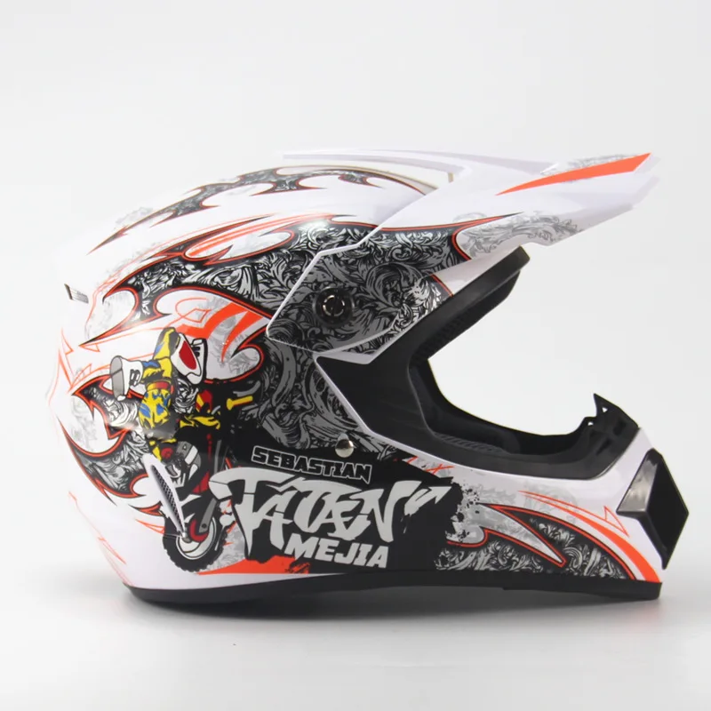 Мотоциклетный шлем, Байкерский шлем, шлем для мотокросса, шлем для мотокросса, мотоциклетный шлем для мотогонок