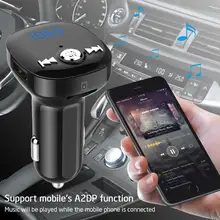 BC40 Bluetooth 4,2, свободные руки, FM передатчик, автомобильный Беспроводной FM модулятор громкой связи Bluetooth гарнитура для MP3 плеер USB Зарядное устройство Высокое качество