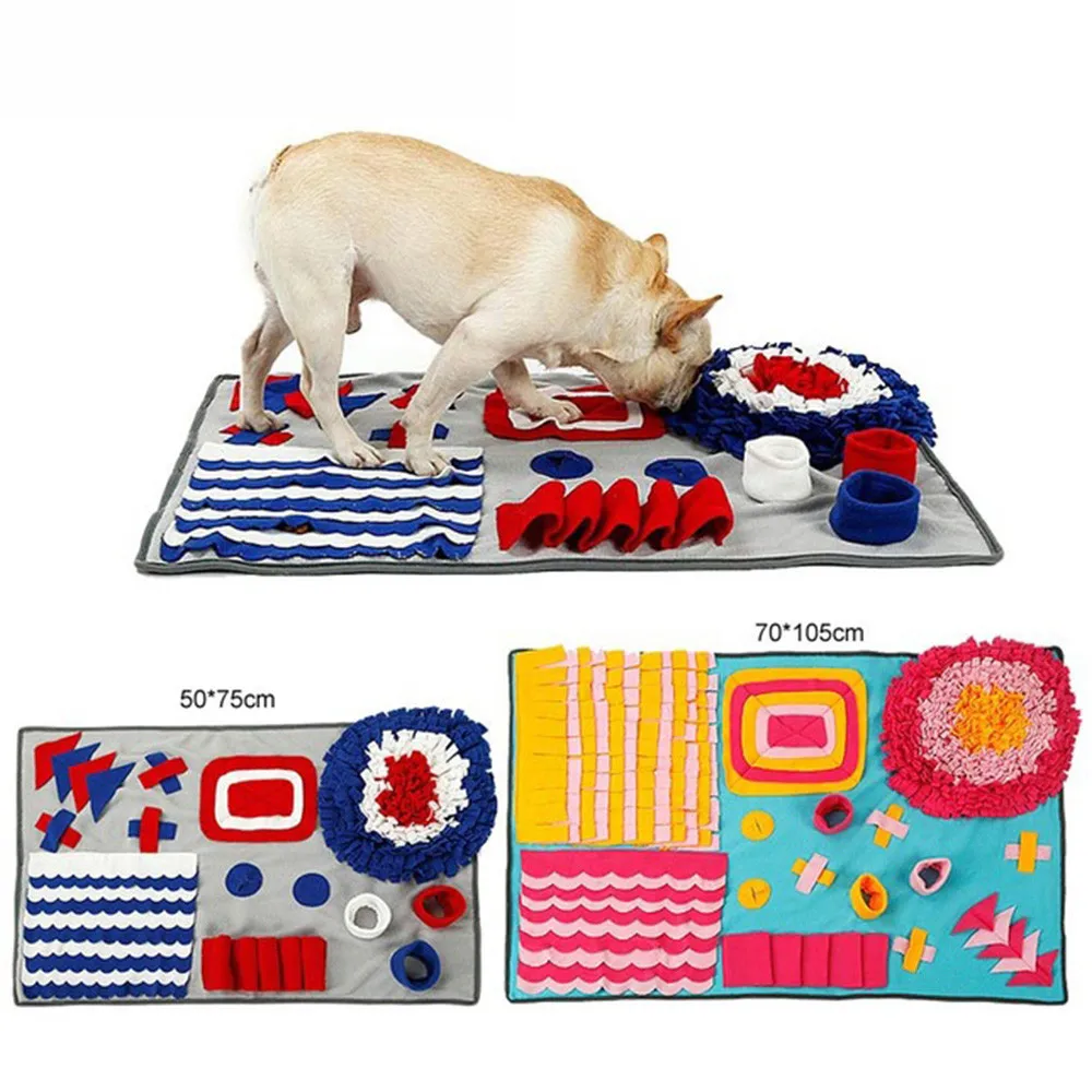 Pet Training Interactive Dog Snuffle Mat Slow Feeding Mat Stress Release Training Dog Toys Pet Activity Training Blanket Tools Pet Training Interactive Dog Snuffle Mat Slow Feeding Mat Stress Release Training Dog Toys Pet Activity Training Blanket Tools