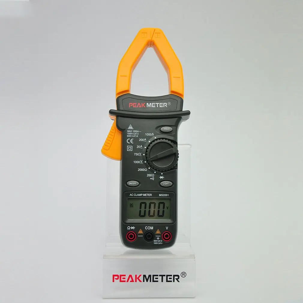 

MS2001 Digital Ac Clamp Multimeter Portable Digital Electrical Professional Products Safty For Home Industorial Use Drop Ship