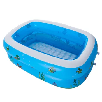 

Baby Inflatable Square Swimming Pool Swim Center Family Large Inflatable Pool Game Pool Kids Water Sports Toys 130*90*40CM