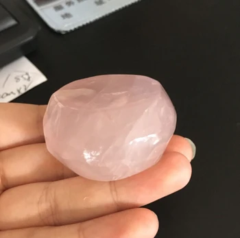 

40mm Natural rose quartz crystal healing stone