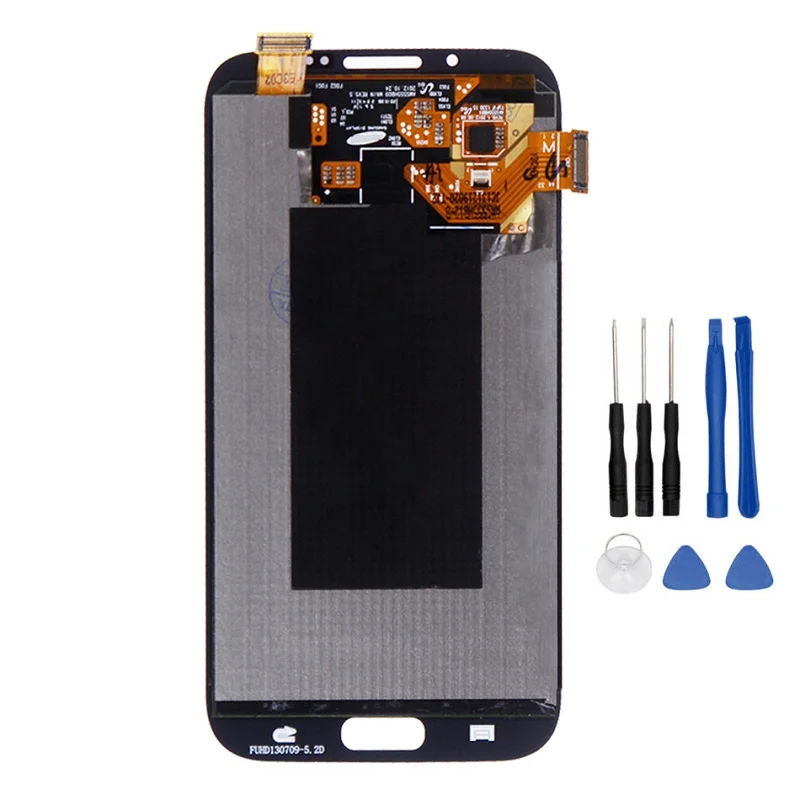 Протестированный высококачественный ЖК-дисплей для samsung GALAXY Note 2 N7100 N7105+ кодирующий преобразователь сенсорного экрана в сборе+ Инструменты