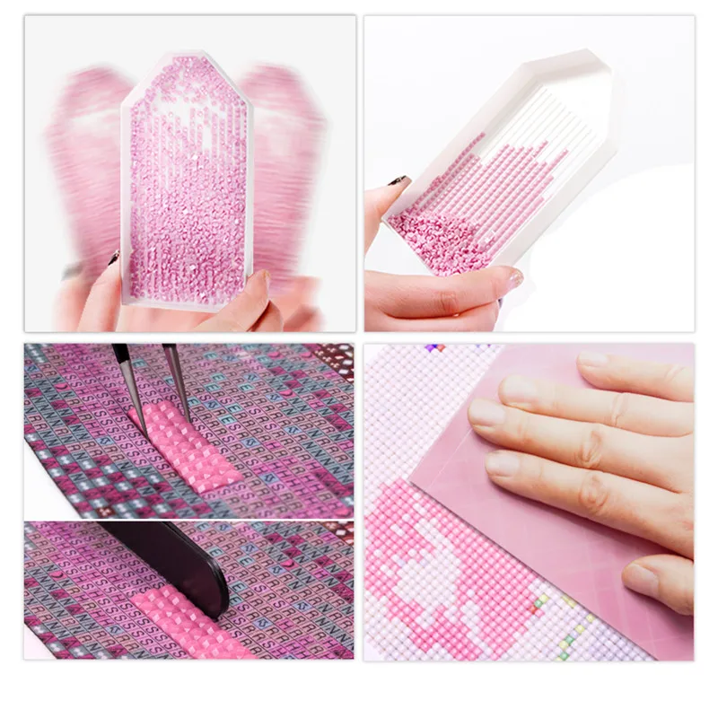 5D DIY пейзажная Алмазная мозаика Four Seasons Rhinestone фотографии ручной работы все