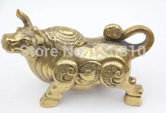 

Precious Chinese Bronze Statue Sculpture Copperware Collection Collectible Cow Statue Oriental Bronze Copper Ware On Sale!