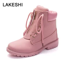 LAKESHI Women Boots Autumn Booties Woman 2019 Fashion Ankle Boots Round Toe Ankle Boots Women Zipper Cover Female Shoes lakeshi round toe women boots winter boots female ankle boots women fashion lace up casual shoes woman plus size cotton shoes