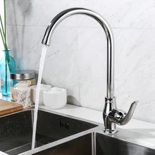 IVRICH Stainless Mirror Polished Kitchen Faucet Ceramic Core Kitchen Tap Deck Mount Sink Mixer ML102 IVRICH Stainless Mirror Polished Kitchen Faucet Ceramic Core Kitchen Tap Deck Mount Sink Mixer ML102