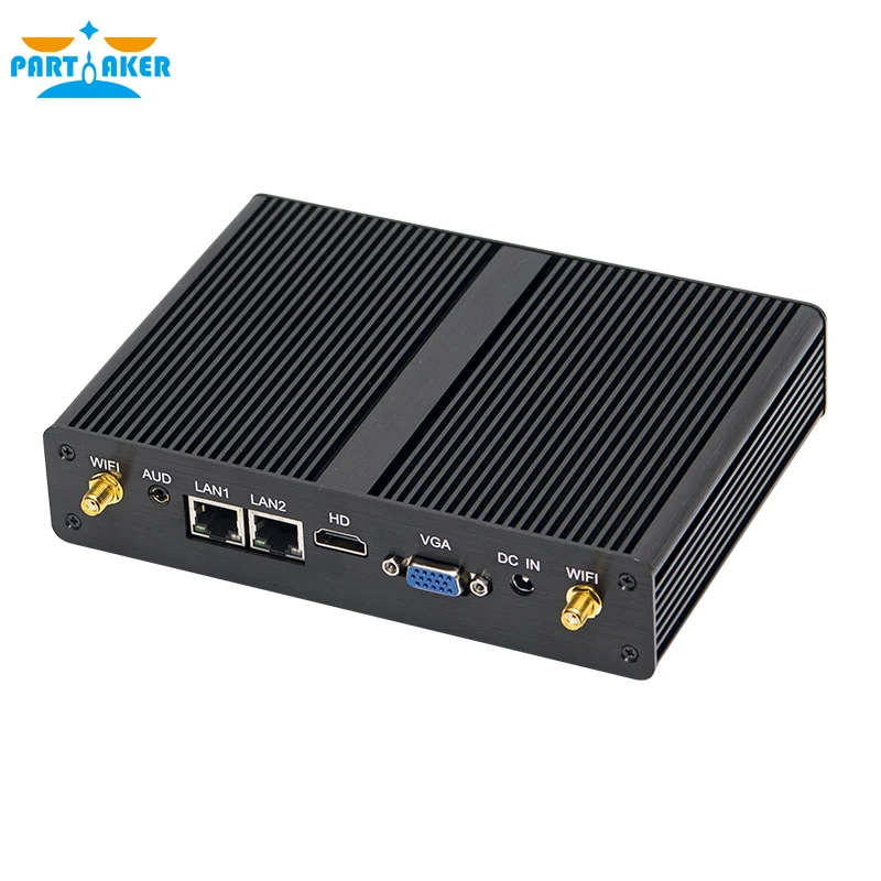 Дешевый Intel Core i3 4030U Celeron 2955U Мини ПК Windows 7 Barebone компьютер DDR3L 4K HTPC двойной Lan