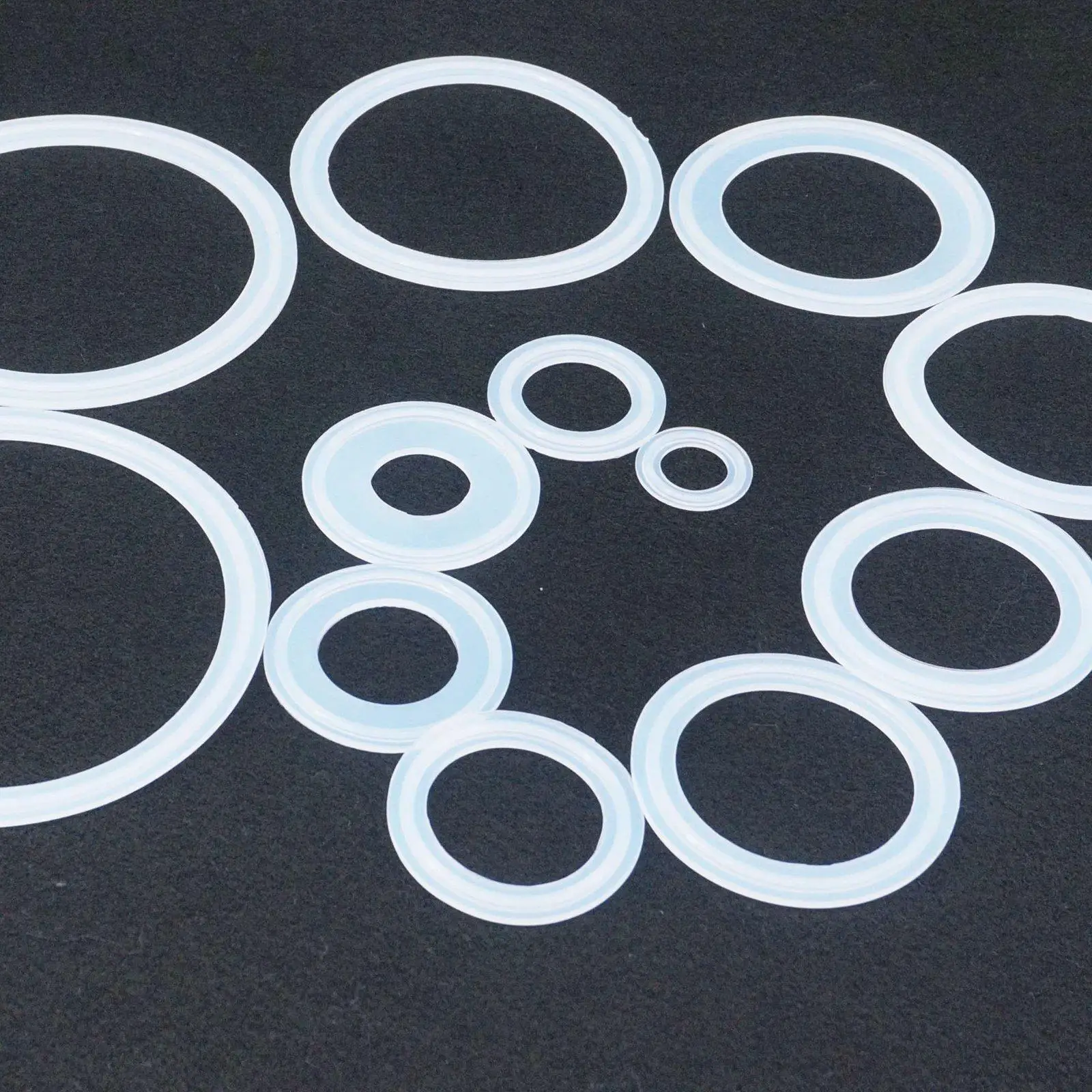 10Pcs Food Grade Silicone Sealing Ring Reusable Airtight O Rings