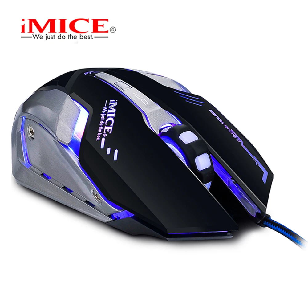 Проводная игровая мышь iMICE V8 6 кнопок оптическая компьютерная 1000/1500/2500/4000 DPI