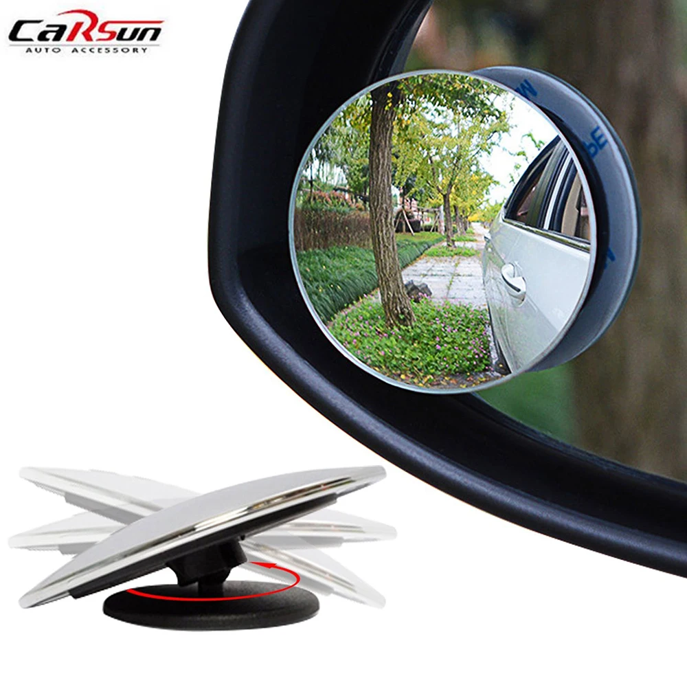 4 Pack Blind Spot Convex Mirror For SUV Cars Rust Resistant Wide Angle 360 Rear