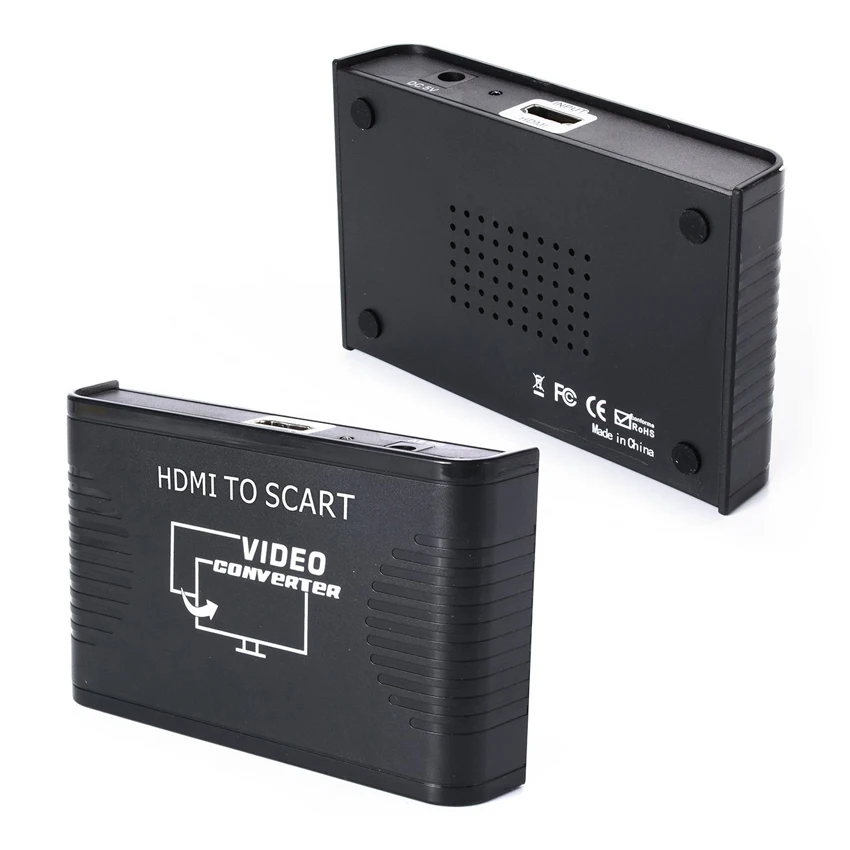 Новый композитный преобразователь HDMI в SCART адаптер 1080P высококлассный видео