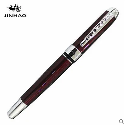 Jinhao 250 escolar canetas металлическая перьевая ручка Роскошная подарочная ручка в деловом стиле 0,5 мм чернильные ручки для письма поршневой Конвертор подарок - Цвет: N