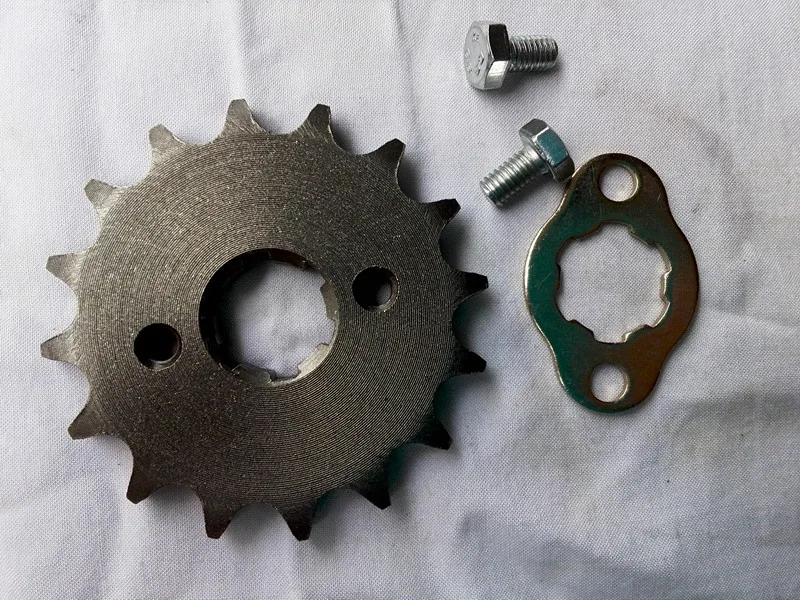 

420 10T 11T 12T 13T 14T 15T 16T 17T 18T Tooth 17mm ID Front Engine Sprocket for Motorcycle part