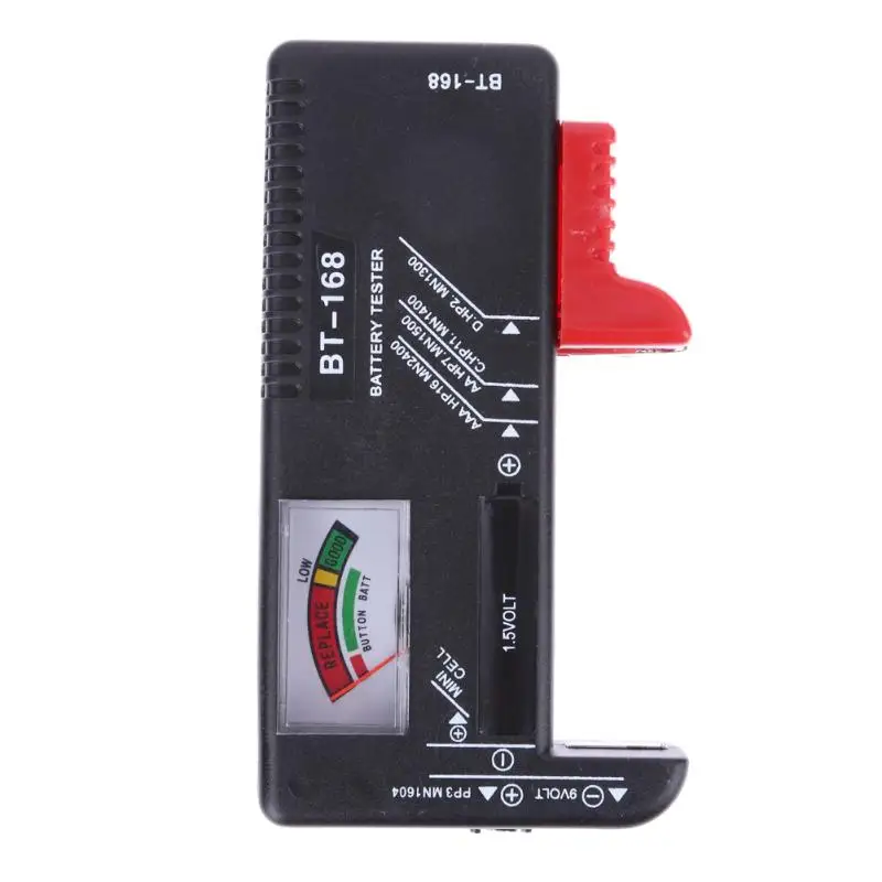 

Digital Battery Tester Volt Checker for AA AAA 9V Button Multiple Size Battery Tester Voltage Meter Tools 10.5 x 4 x 2.5 cm