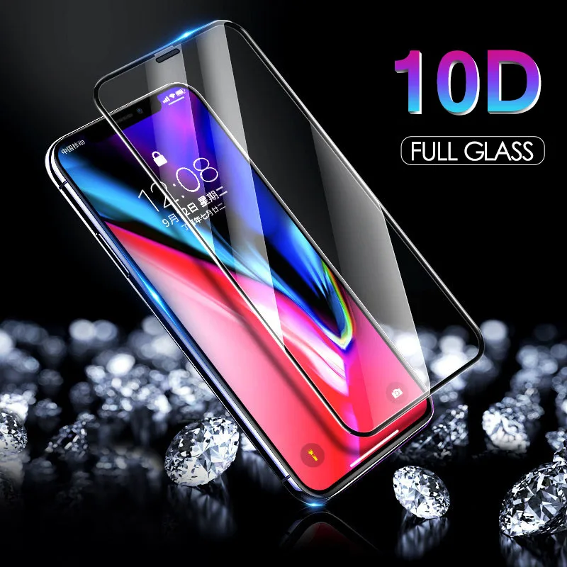 10D защитное стекло на iphone 11 Pro xs max 7 8 6 6s Plus защита экрана Броня iphone 7 6plus 6 S закаленная tremp пленка