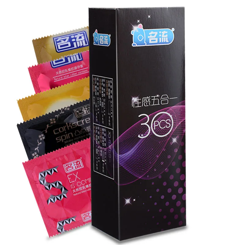 MingLiu 30 Pcs/Pack 5 Types Sexy Latex Dots Pleasure Nautural Rubber Penis Condoms for Men Sex Erotic Male Contraception Condom цена MingLiu 30 Pcs/Pack 5 Types Sexy Latex Dots Pleasure Nautural Rubber Penis Condoms for Men Sex Erotic Male Contraception Condom цены онлайн